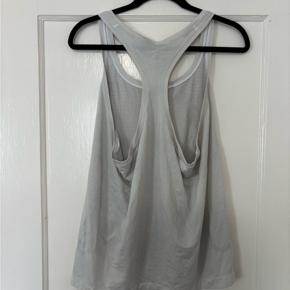 lululemon athletica White and Orange Tennessee Tank Top - Picture 5 of 6